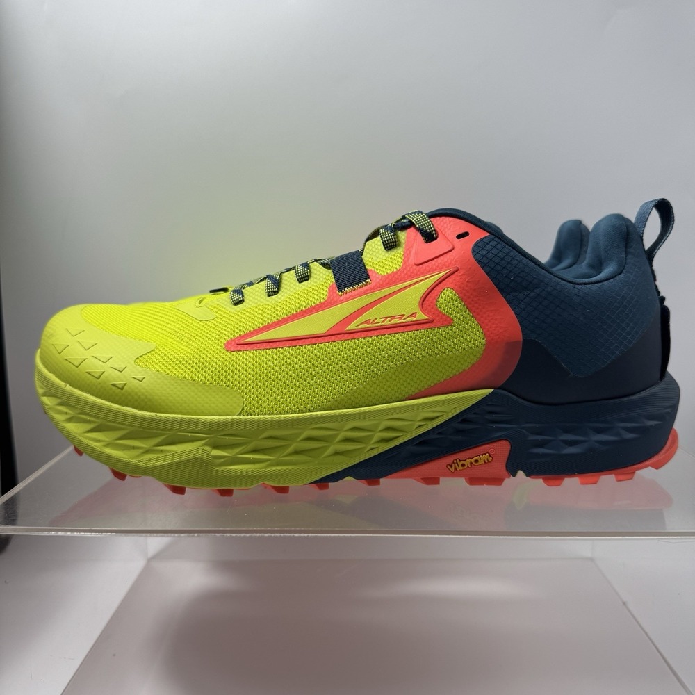 Brand New Altra Timp 5 Lime Yellow Blue Trail Running AL0A85PE334 Men's Size 14